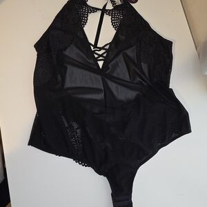 Cacique Black Lace Chemise